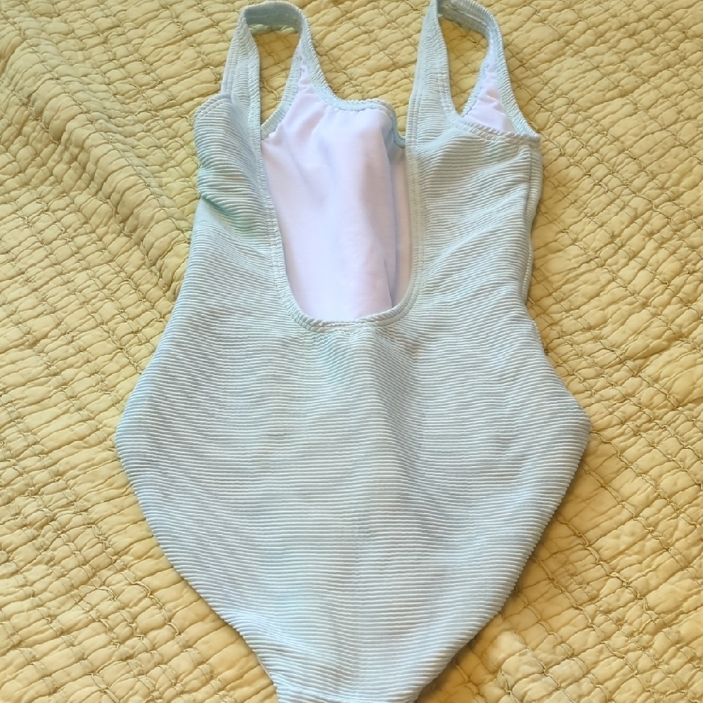 Onia Light Sage Ribbed One-Piece Swimsuit - Size M - Picture 4 of 4